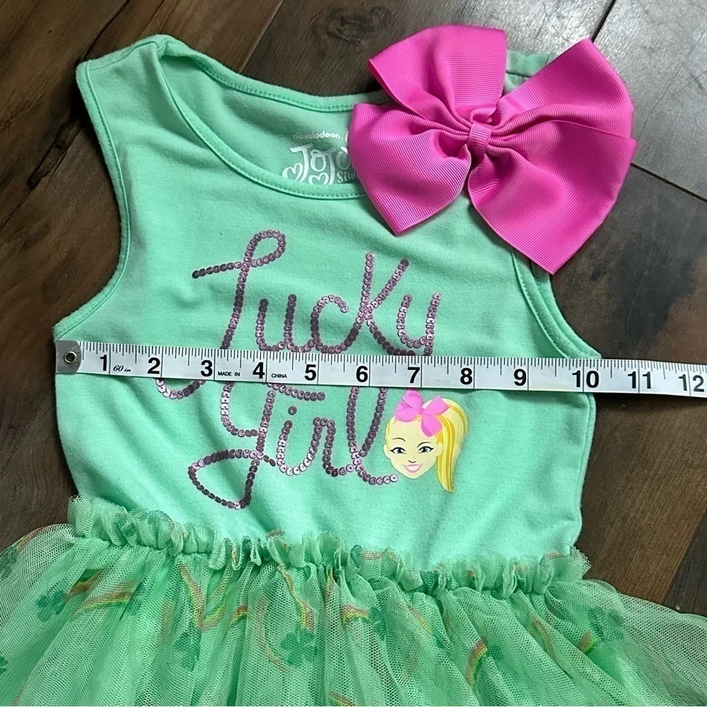 JoJo Siwa | Lucky Girl Green St Patrick’s Day Sun Dress | 6/6X
